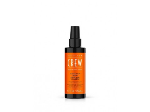 AMERICAN CREW MATTE CLAY SPRAY Absorbuojantis aliejaus perteklį ir teksturizuojamas purškalas plaukams, 150 ml